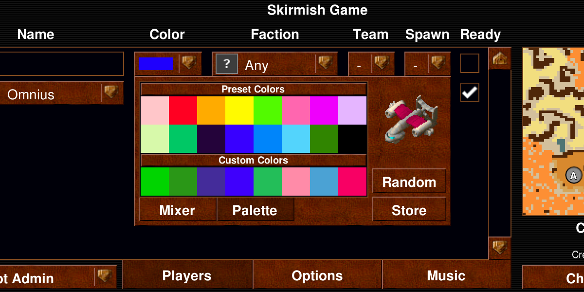 Custom color picker